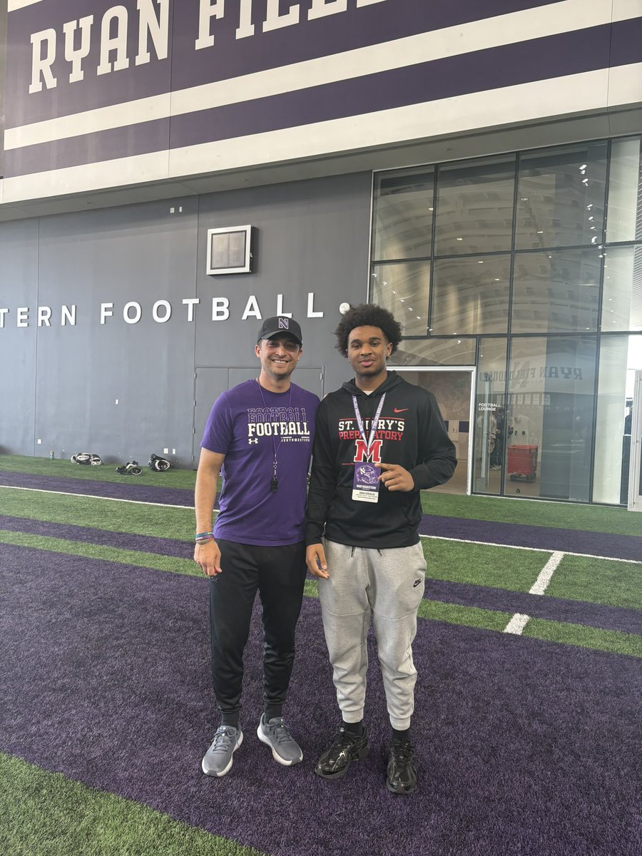 Jabin Gonzales 2027 QB (@jabingonzales) on Twitter photo I’ll be at <a href="/NUFBFamily/">Northwestern Football</a> for camp tomorrow! Excited to get back on campus compete and get better.
<a href="/PetersNUFB/">Zach Peters</a> <a href="/zmart_15/">Zach Martin</a> <a href="/CoachLujan/">Zach Lujan</a> <a href="/coachdixon_OLSM/">Greg Dixon</a> I’ll be at <a href="/NUFBFamily/">Northwestern Football</a> for camp tomorrow! Excited to get back on campus compete and get better.
<a href="/PetersNUFB/">Zach Peters</a> <a href="/zmart_15/">Zach Martin</a> <a href="/CoachLujan/">Zach Lujan</a> <a href="/coachdixon_OLSM/">Greg Dixon</a>