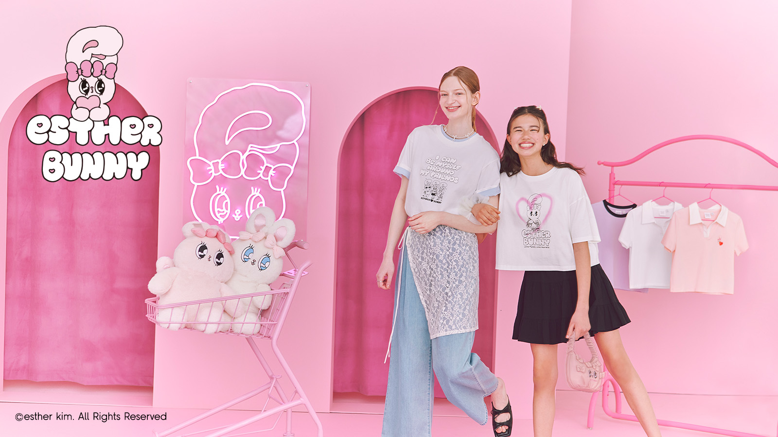 esther bunny GUコラボ GU】発売前から話題！いま大人気のキャラクター「エスターバニー