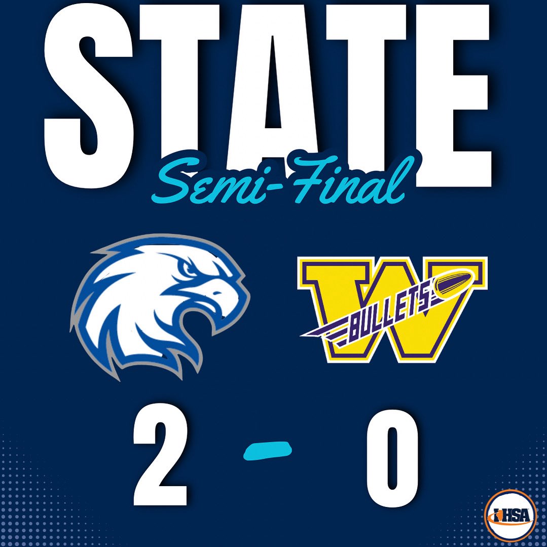 Final from Naperville, 2-0. State Championship game on Saturday at 2:30. #Eagles