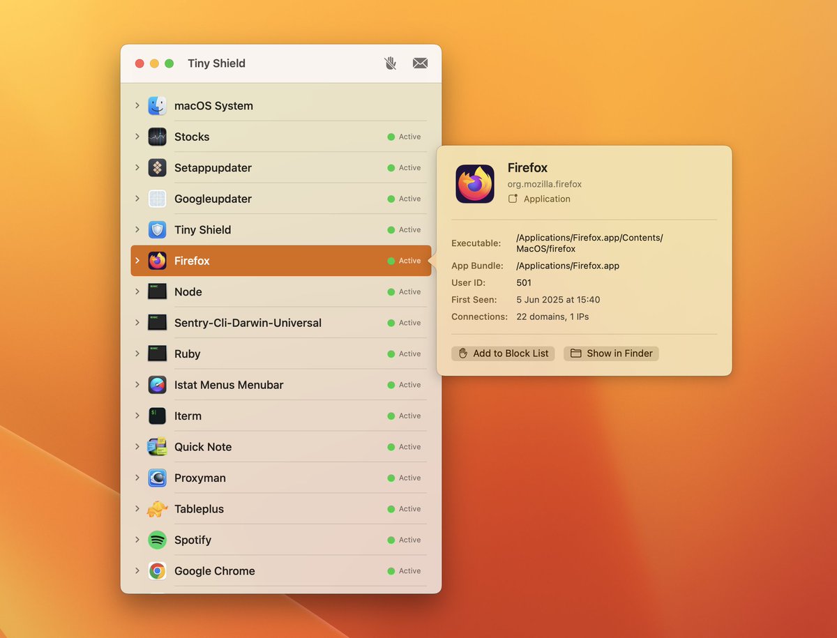 Tiny update: v0.4.0. You can now inspect Process Details

Release Note: github.com/ProxymanApp/Ti…
