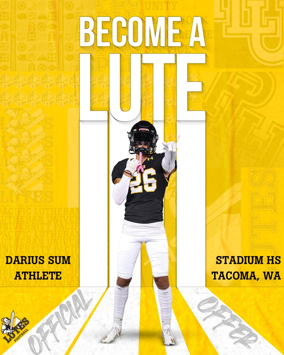 After a conversation with <a href="/KetnerKupp/">Ketner Kupp</a> honored to say I’ve been offered to play at PLU!!
<a href="/CoachJ253/">Patrick Johnson</a> <a href="/Az3Israel/">Coach Az</a> <a href="/stadium_fb/">StadiumTigerFBminibooster</a>