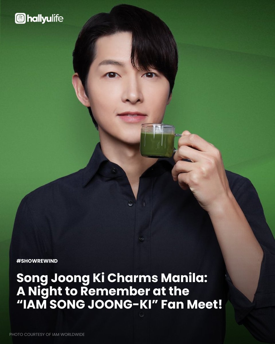 hallyulifeAMG's tweet photo. On #ShowRewind: Manila was just swept away by Song Joong Ki’s pure charm! 😉✨️
Get the full story on the moments that made his fanmeet truly special for everyone. 💚
Read more at: https://t.co/bjc8apOTc0
Presented by @iamworldwideph_
#IAMSongJoongKi #IAMReady #IAMWorldwide https://t.co/fEaUUaWlg0