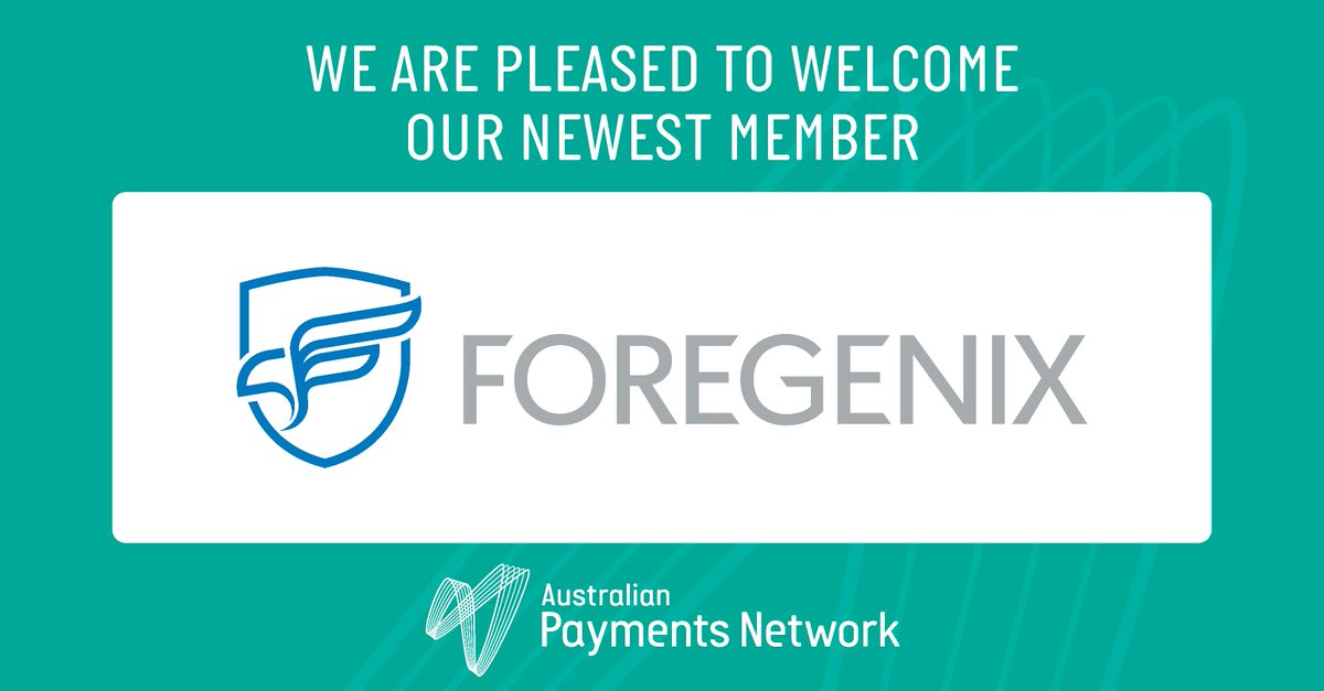 Welcome <a href="/Foregenix/">Foregenix</a>!

Please join us in welcoming our latest member to the AusPayNet community.

#AusPayNet #AusPayNetMember