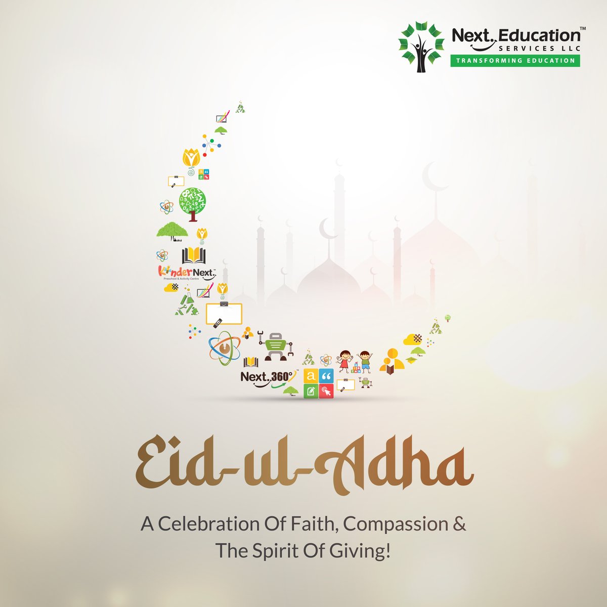 NextEducationAE's tweet image. This Eid-ul-Adha, let children embrace kindness, gratitude & togetherness. When young hearts learn to share, they discover the true spirit of community. May this celebration nurture compassion in every soul. #EidUlAdha #EidMubarak #SpiritOfGiving #NextEducation