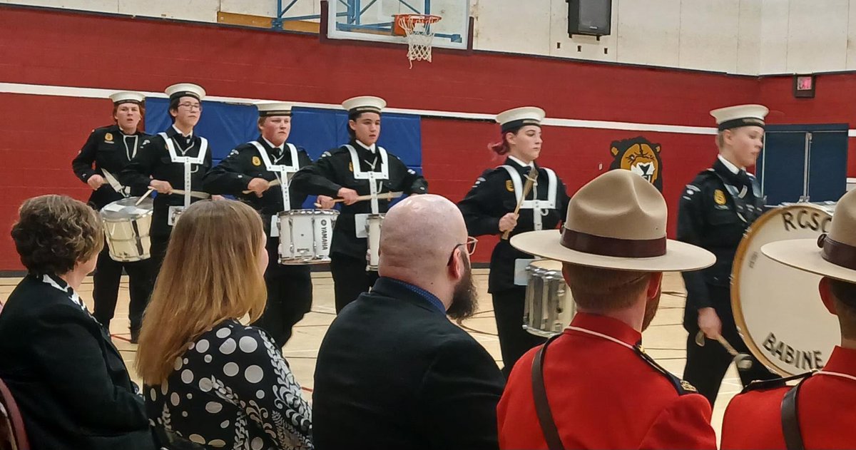 SharonMLA's tweet photo. I had the honour of being invited to attend the 2025 Annual Ceremonial Review of the Royal Canadian Sea Cadet Corps 204 Babine.
I was pleased to be asked to present an award for Most Outstanding Chief or Petty Officer.
#seacadets #RCSCC #futureleaders https://t.co/dMevw3oWT7