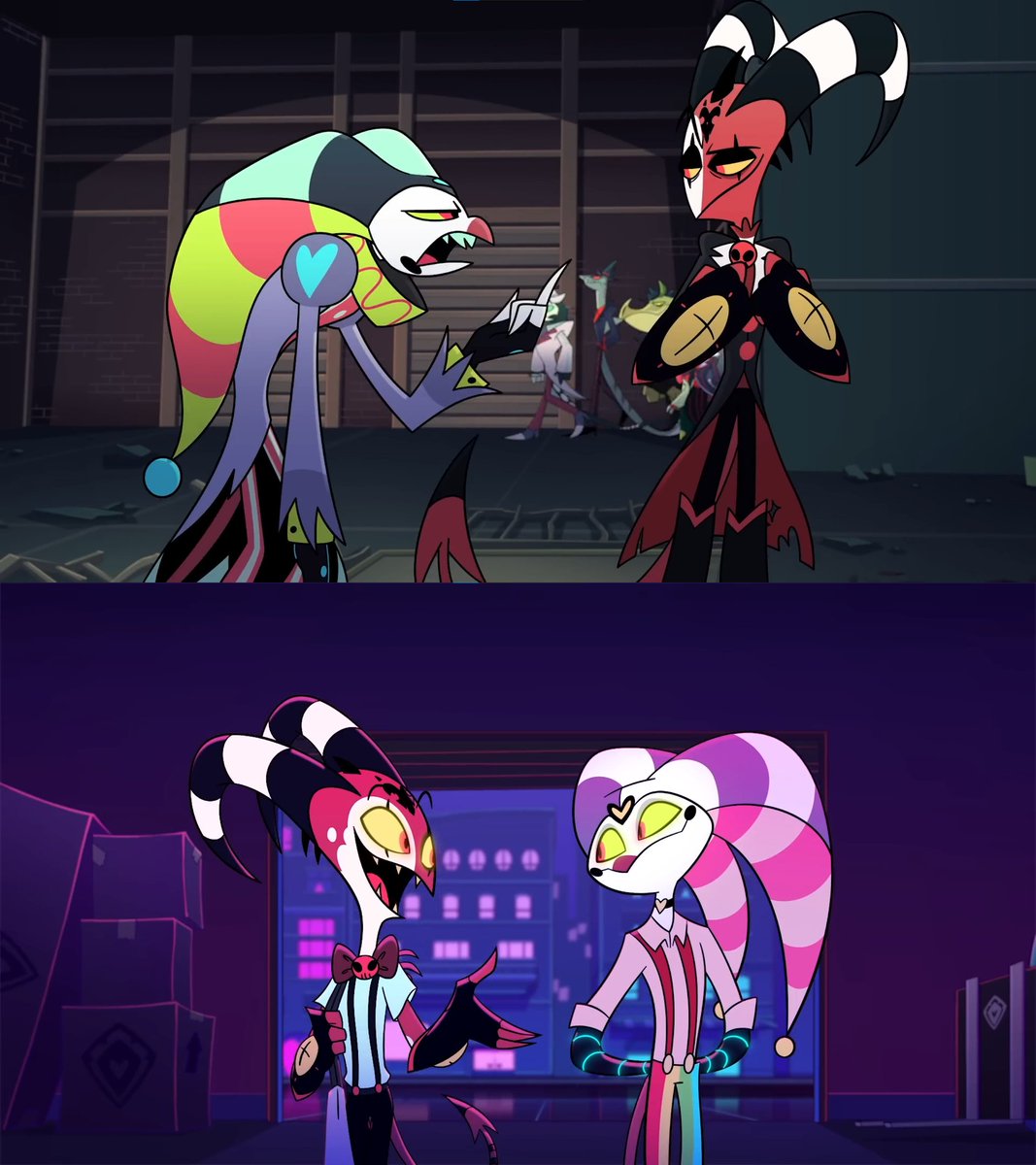 Fixing their friendship helped them regain their inner glow 🥰
#HelluvaBoss #Blitzø #Fizzarolli #BlitzFizz