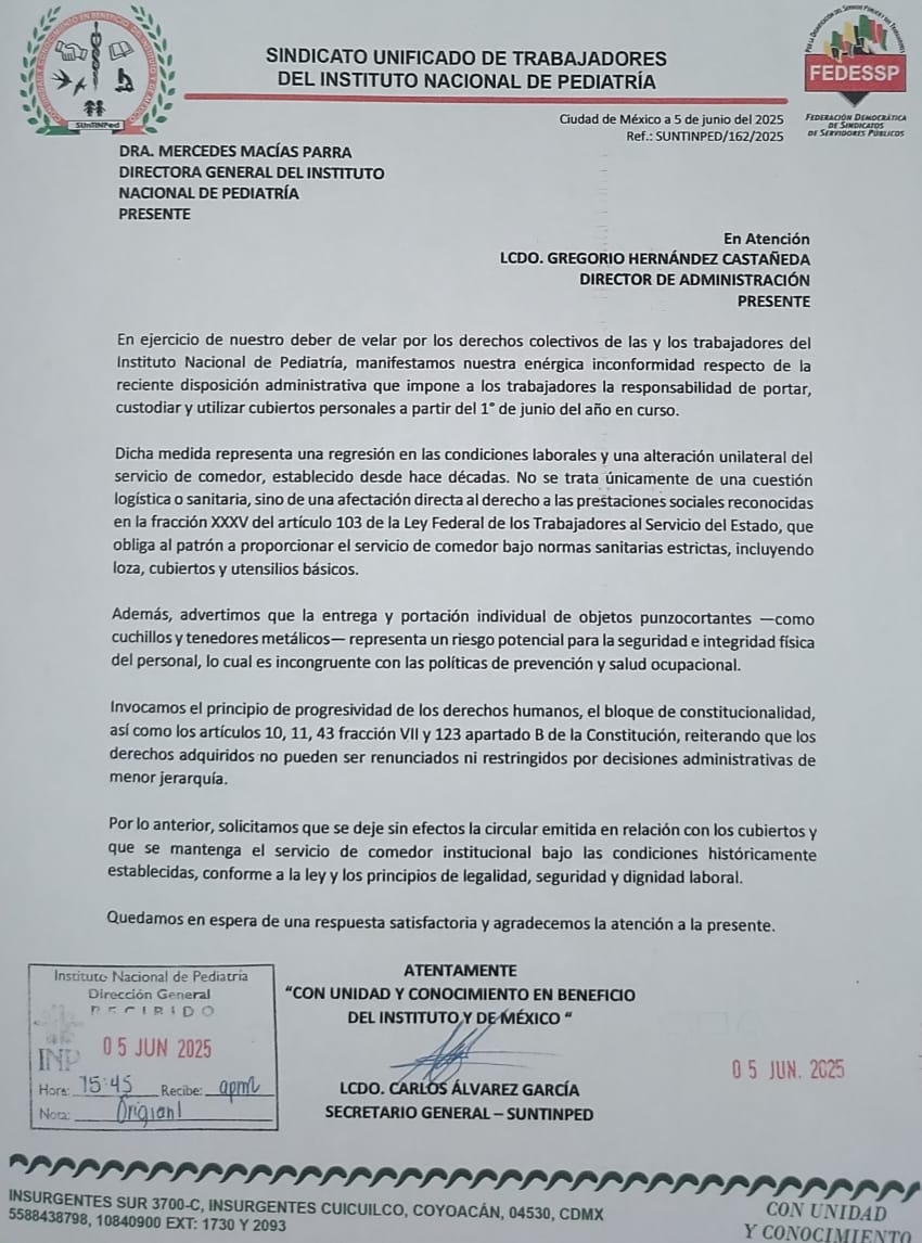 #Enterate 
#regresion 
#condicionesgeneralesdetrabajo 
#ComiteEjecutivo 
#suntinpedsiemprecontigo 
<a href="/tin_ped/">SUnTINPed</a> 
<a href="/FedesspN/">FEDESSP Nacional</a> 
<a href="/SSalud_mx/">SALUD México</a>