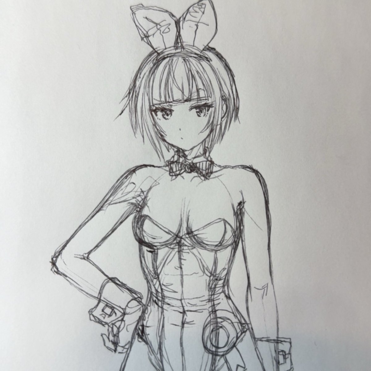 あの子がバニーガール from Skeb   
アイドルマスターシンデレラガールズ  
「白雪千夜」ちゃん 