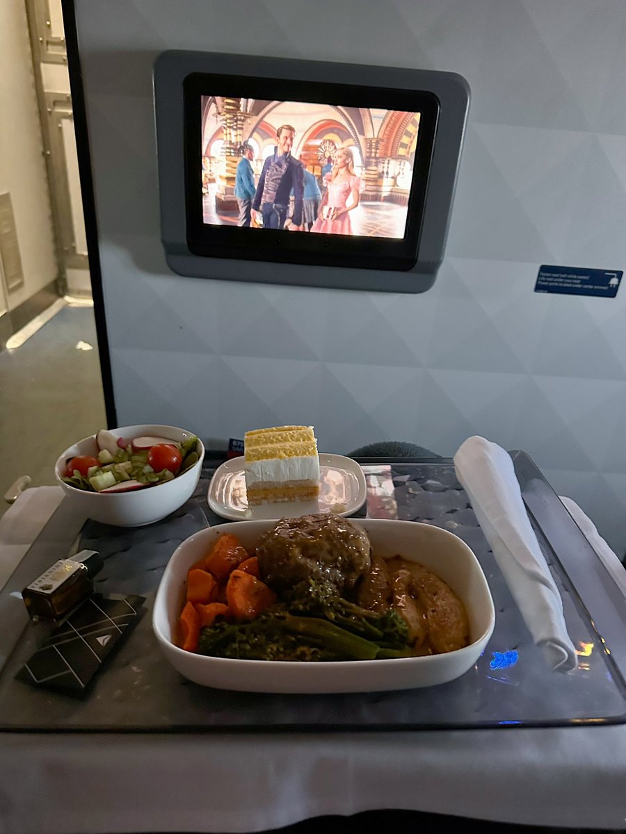 Feeling cozy in my fav shearling slippers, having a glass of cab, watching “Wicked” on my flight to Tahoe. 

How’s your evening going?