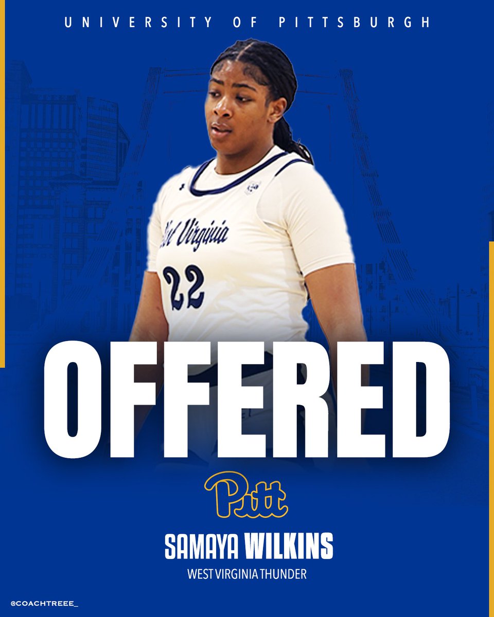 West Virginia Thunder UAA (@wvthunderuaa) on Twitter photo Samaya Wilkins ‘27 (<a href="/samayaa_wilks/">Samaya Wilkins</a>) has picked up an offer from Pittsburgh!
#WVThunderFam | ⚡️⚡️ Samaya Wilkins ‘27 (<a href="/samayaa_wilks/">Samaya Wilkins</a>) has picked up an offer from Pittsburgh!
#WVThunderFam | ⚡️⚡️