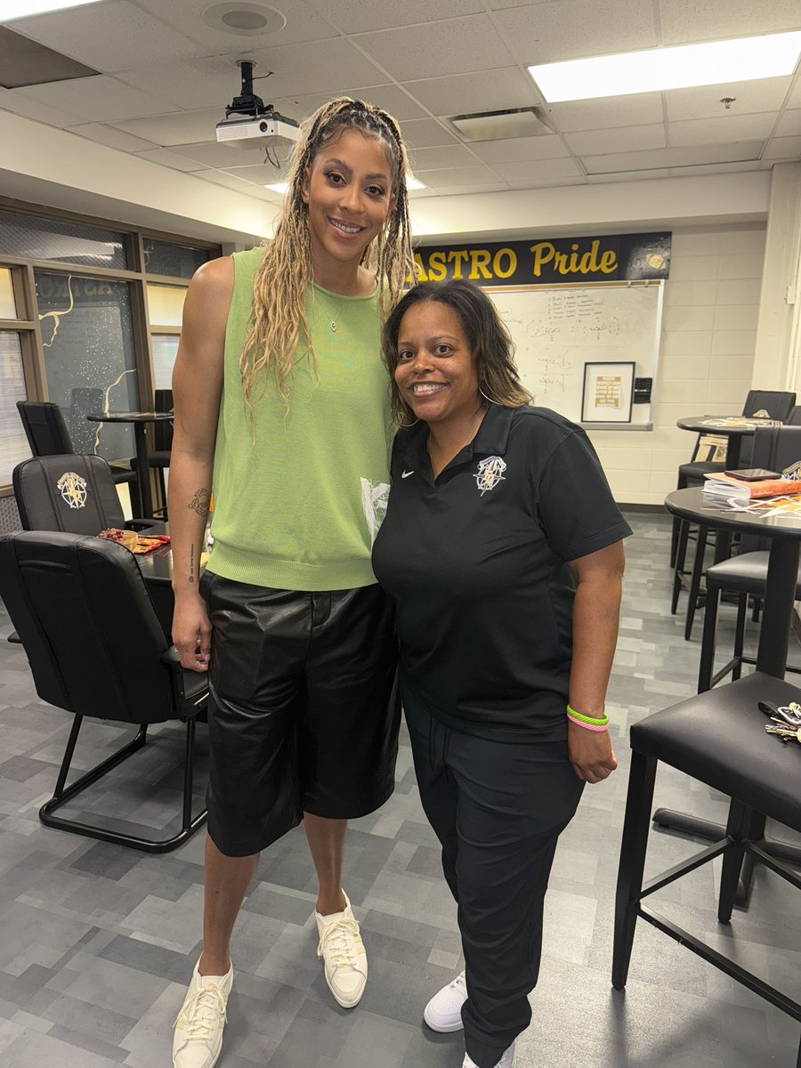 The Astro Way! Candace  Parker did it big on the Westside of Atlanta!!!