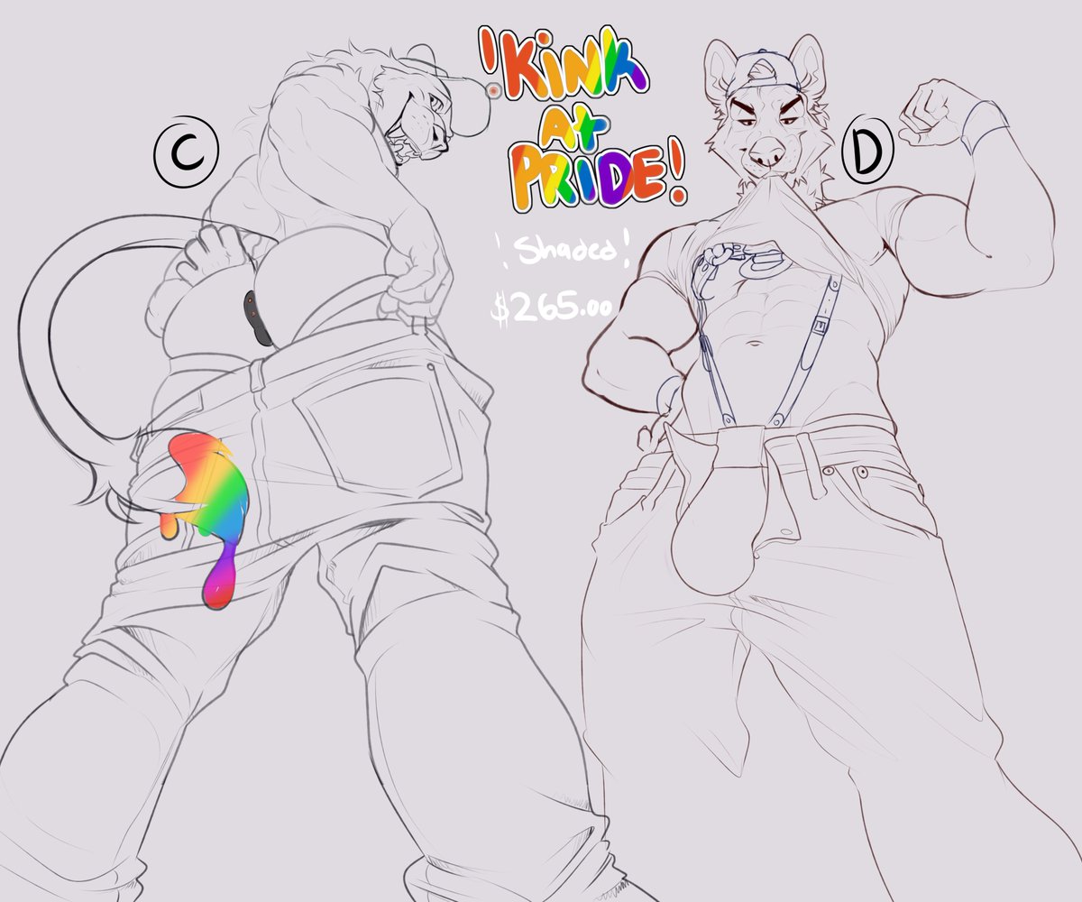 HEY ALL ive got some sketch YCHS up for grabs ! 
any gender  
any species 
 paypal only
 DM  a ref link to claim ! 
be sure to tell me which Ych youd like  
complex designs or requested add ons and alts will increase price  good luck!