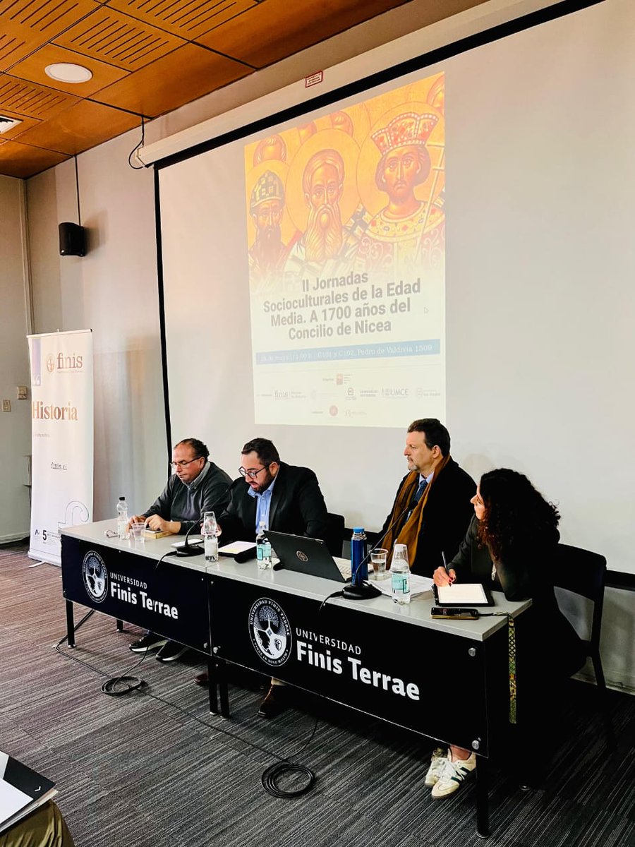 Castro_4658's tweet photo. 2nd Sociocultural Conference on the Middle Ages: 1700 Years after the Council of Nicaea. Finis Terrae University, May 2025. https://t.co/xWl9LYsdom