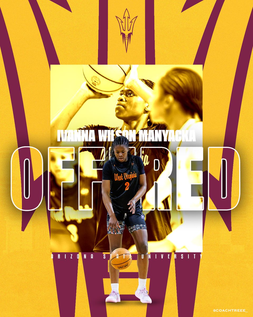 West Virginia Thunder UAA (@wvthunderuaa) on Twitter photo Ivanna Wilson Manyacka ‘27 (<a href="/IManyacka/">Ivanna Wilson Manyacka</a>) has picked up an offer from Arizona State!
#WVThunderFam | ⚡️⚡️ Ivanna Wilson Manyacka ‘27 (<a href="/IManyacka/">Ivanna Wilson Manyacka</a>) has picked up an offer from Arizona State!
#WVThunderFam | ⚡️⚡️