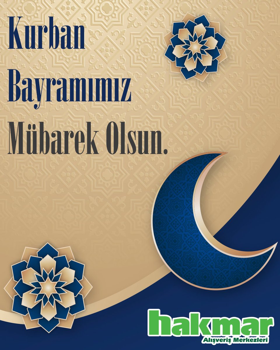 Sağlıklı, keyifli, bereketli, barış ve huzur dolu nice bayramlara...

Kurban Bayramımız Mübarek Olsun.