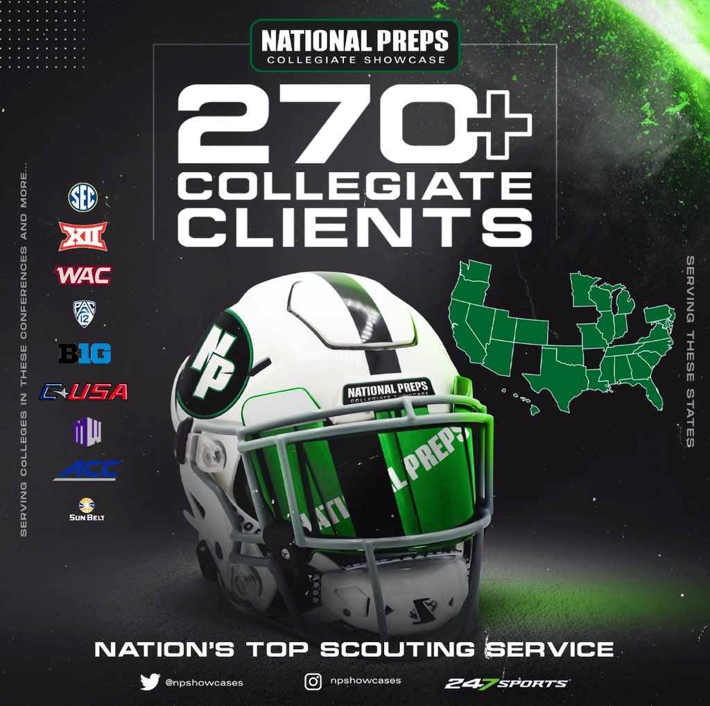 Thanks to <a href="/broadneckfb/">Broadneck Football</a> for having National Preps <a href="/NPCoachZim/">Donnie Zimmerman</a> at their 7v7 tonight

Updated Prospect info / evals / 📸 will be sent out to our colleges ➡️🇺🇸 

#WhyNP #270CollegeClients #Looking4Ballers #Exposure