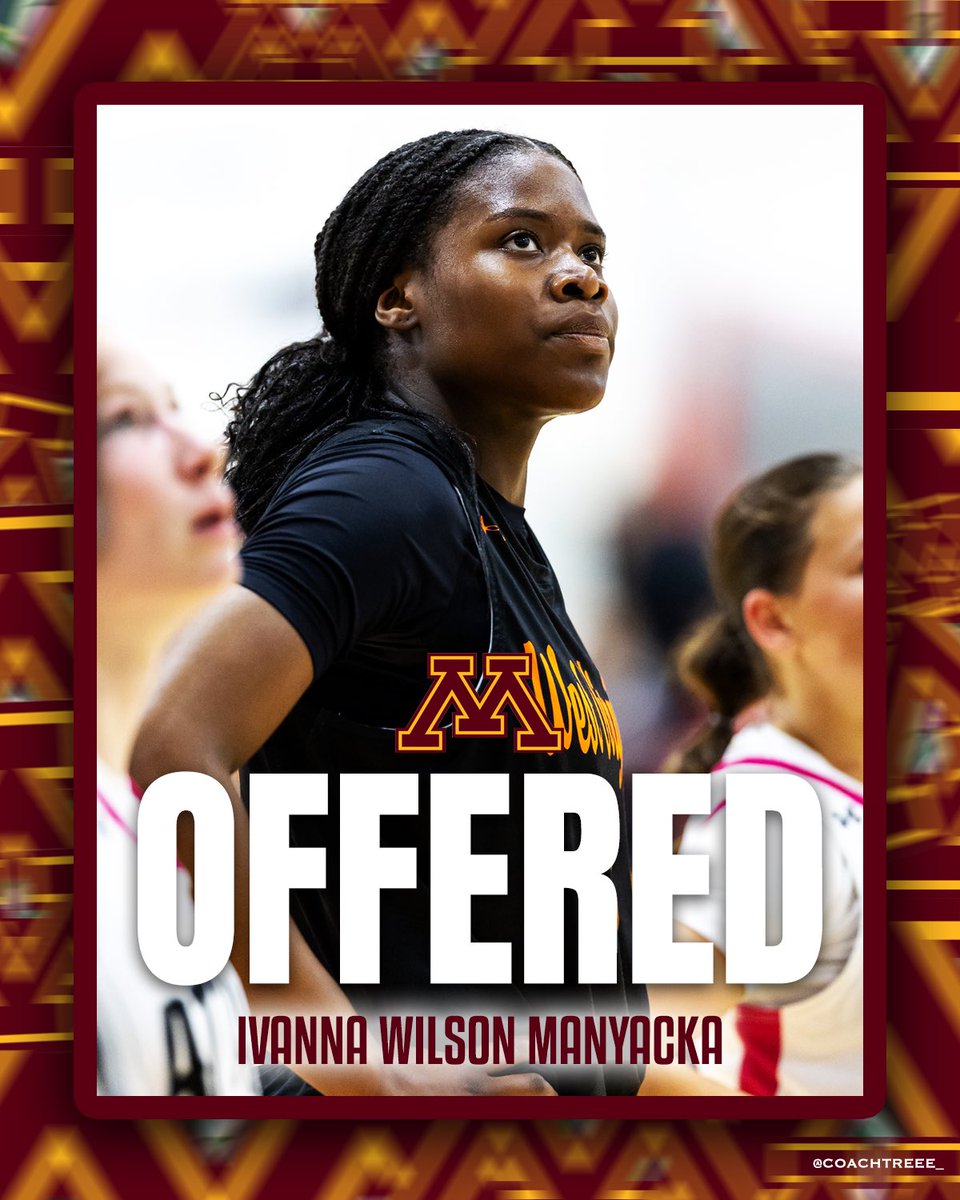 West Virginia Thunder UAA (@wvthunderuaa) on Twitter photo Ivanna Wilson Manyacka ‘27 (<a href="/IManyacka/">Ivanna Wilson Manyacka</a>) has picked up an offer from Minnesota!
#WVThunderFam | ⚡️⚡️ Ivanna Wilson Manyacka ‘27 (<a href="/IManyacka/">Ivanna Wilson Manyacka</a>) has picked up an offer from Minnesota!
#WVThunderFam | ⚡️⚡️