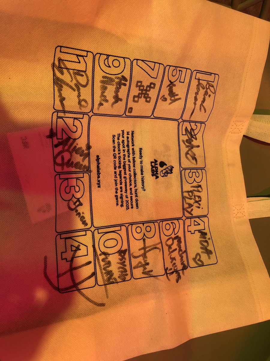 Plurality Reality✨💫 (@pluralityr) on Twitter photo Hello, Creative Worlds!
I really enjoyed participating in The Autograph Hunt by #AlphaLabs at <a href="/NFCsummit/">NFC SUMMIT - LISBON - JUNE 4-6 2025</a>! I’ve collected signatures from some truly exceptional artists and curators. Can you guess who’s behind these autographs? 🤔🧐😜 Hello, Creative Worlds!
I really enjoyed participating in The Autograph Hunt by #AlphaLabs at <a href="/NFCsummit/">NFC SUMMIT - LISBON - JUNE 4-6 2025</a>! I’ve collected signatures from some truly exceptional artists and curators. Can you guess who’s behind these autographs? 🤔🧐😜