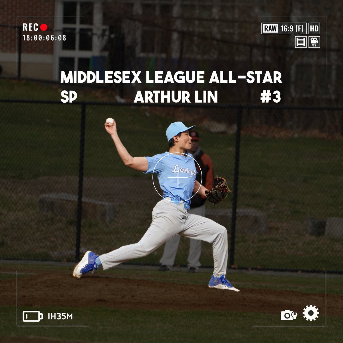 Congrats to Senior pitcher Arthur Lin on being named a Middlesex League All-Star for the second consecutive season!  Arthur had four of our seven wins this season as well as one save. Additionally, he struck out 55 batters in 49 innings of work while also sporting a 1.27 ERA!