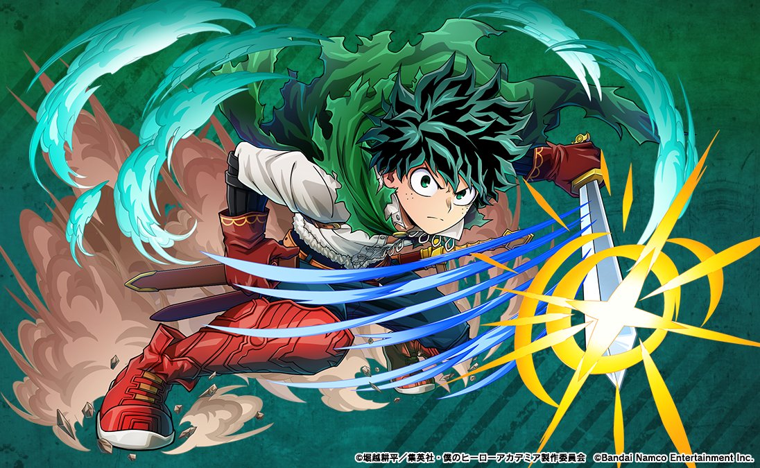 /／
『最果ての覇者ステップアップガシャ
　～緑谷出久＆轟焦凍～』開催中！
\＼

・UR【最果ての覇者】緑谷出久

デバフを重ねて相手の動きをけん制し、圧倒で畳みかけるデバフアタッカー！

この機会にGET！

期間:～6/15(日)14:59予定

#ヒロトラ #ヒロアカ
#僕のヒーローアカデミア