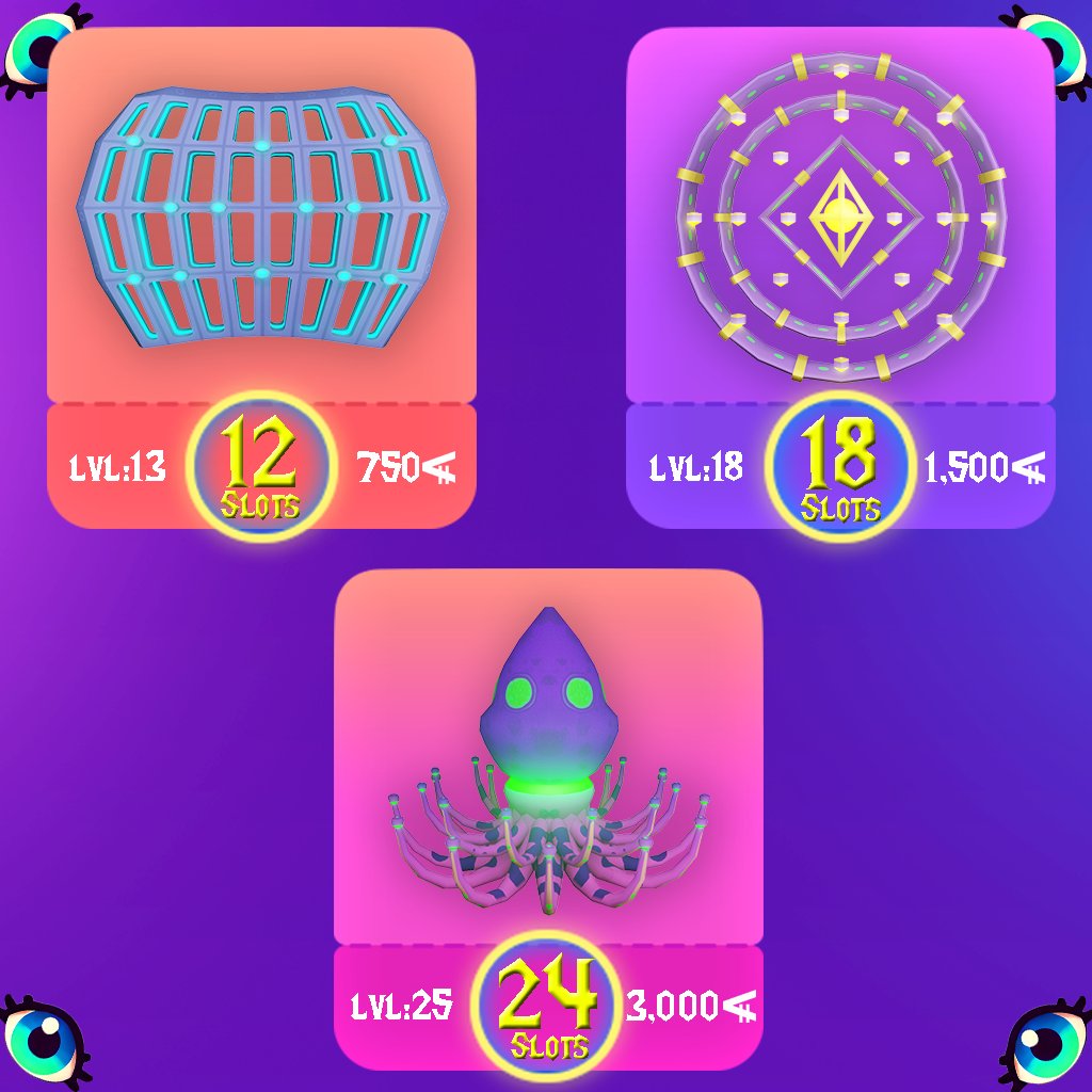 🪑 Shelf game STRONG. New display options have dropped, and they’re extra alien. Time to show off your collection like a true Glorb mogul. 💼💎
#Roblox #MargosCrystalShop

Link: roblox.com/games/95606177…