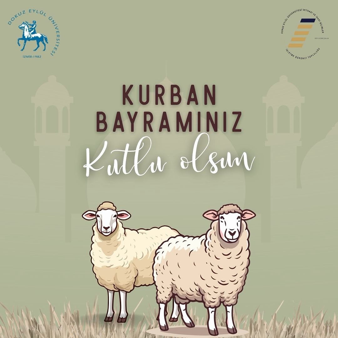 deuisletme's tweet photo. Bayramlar, paylaşmanın, sevgiyle bir araya gelmenin ve güzel anılar biriktirmenin en kıymetli zamanlarıdır.
İşletme Öğrenci Topluluğu ailesi olarak, bu özel günün; mutluluk, huzur ve bereket getirmesini dileriz.✨🙏🏻
Kurban Bayramınız kutlu olsun! 💛 https://t.co/pv7TC5mPIR