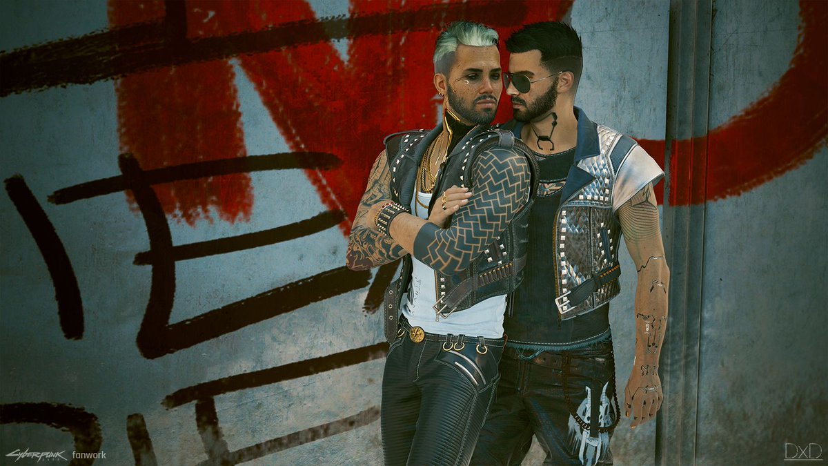 DexDevil23's tweet image. Have a nice weekend from my Vincent and Kerry.
@CyberpunkGame
#Cyberpunk2077 #KerryEurodyne #V