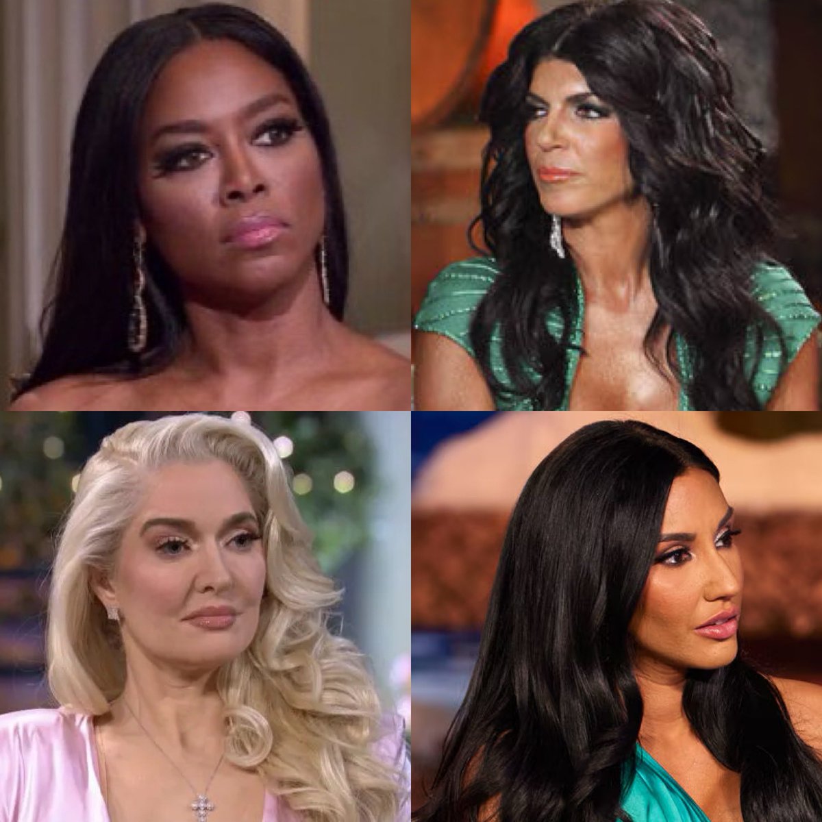 i respect when a housewife shows up to the reunion knowing they will be in the hot seat &amp; still don’t run from confrontation  

here’s examples: kenya moore #RHOA S6 🍑, teresa giudice #RHONJ S4 🍅, erika jayne #RHOBH S11 💎, &amp; monica garcia #RHOSLC S4 ❄️
