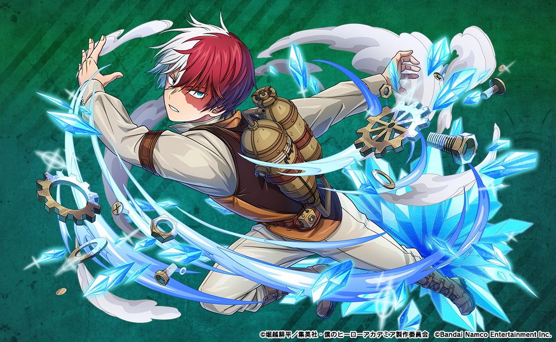 /／
『インパクトフェス 煙る蒸鉄！
　スチームパンクガシャ～轟焦凍～』 
　開催中！
\＼

UR確率1.5倍！
スチームパンク風のUR「轟焦凍」が帰ってきた！

特別なバトルの登場・勝利演出も見逃せない！

期間:～6/18(水)23:59予定
#ヒロトラ #ヒロアカ
#僕のヒーローアカデミア