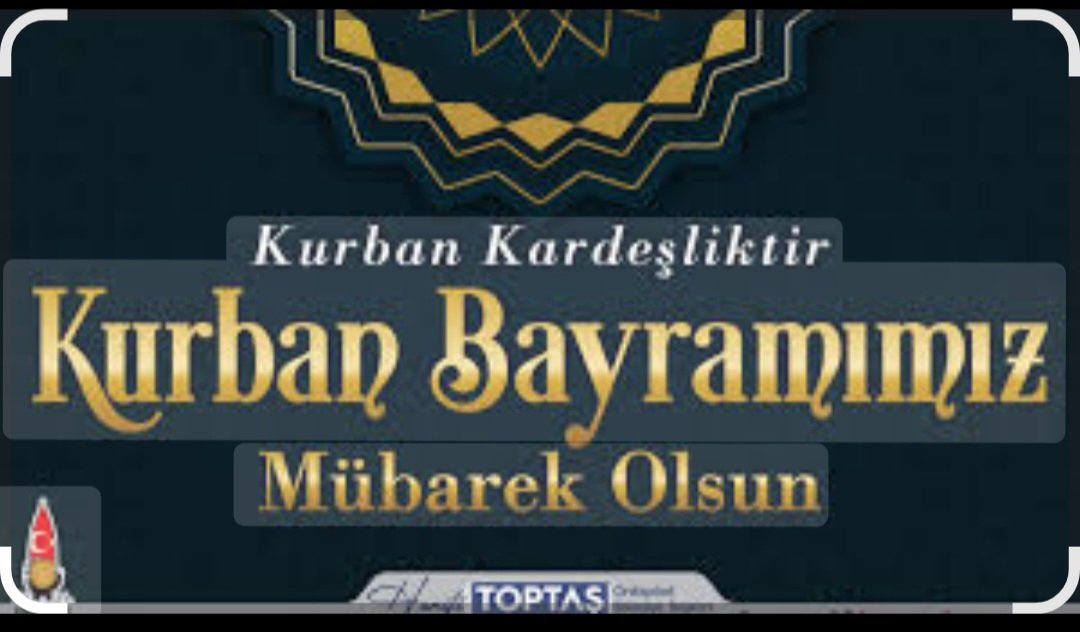 🇹🇷🇹🇷ES SELAMUN ALEYKÜM 
🇹🇷🇹🇷HAYIRLI CUMALAR 
🇹🇷🇹🇷KURBAN BAYRAMINIZ MÜBAREK OLSUN