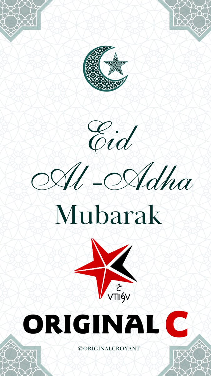 OriginalCroyant's tweet photo. Eid Al Adha Mubarak.
Bonne fête à tous.
Kurban bayramınız mübarek olsun…

Original Croyant. https://t.co/Oy5IfhYlqG