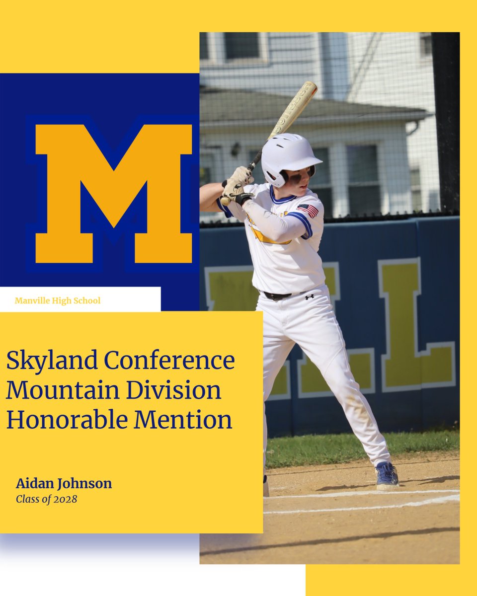 ManvilleHSBaseball (@ballmhsnj) on Twitter photo Congratulations to our Mustang baseball player that was selected to the Skyland Conference- Mountain Division Honorable Mention Team! #mustangpride <a href="/ManvilleAD1/">Manville Athletics</a> Congratulations to our Mustang baseball player that was selected to the Skyland Conference- Mountain Division Honorable Mention Team! #mustangpride <a href="/ManvilleAD1/">Manville Athletics</a>