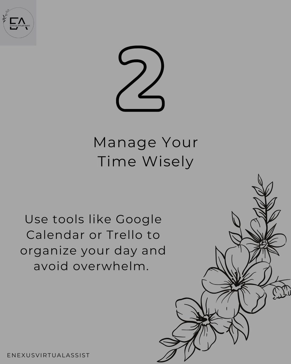 EAquitan's tweet image. Just getting started as a Virtual Assistant?
These 5 tips will help you work smarter, grow faster, and stay true to your goals. 💻💖
Swipe through for real-world advice based on experience.
#VirtualAssistantTips #NewVA #OnlineWorkPH #EnexusVirtualAssist