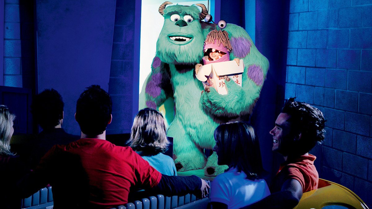 AshleyLCarter1's tweet photo. With Monsters, Inc. Mike &amp; Sulley to the Rescue! closing at Disneyland Resort, what are the odds some of the props and set pieces end up in the Monsters Inc land at Disney's Hollywood Studios? https://t.co/fxLQj9W8Zj