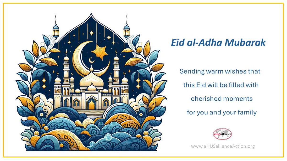Eid al-Adha Mubarak -  Wishing people peace, health, and cherished moments with family &amp; friends.