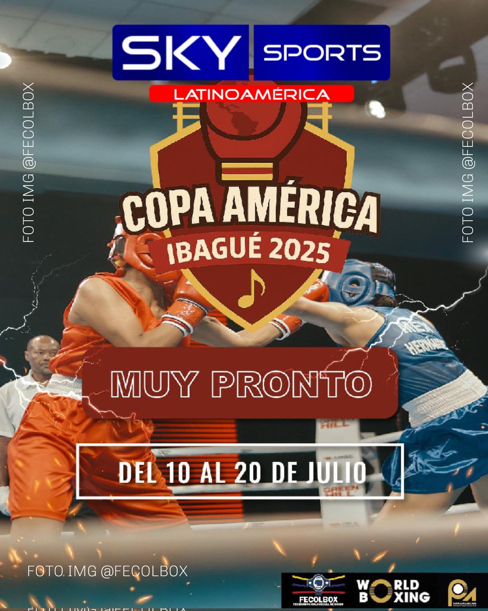 🥊Se viene la copa América de boxeo y la sede será la capital musical de Colombia Ibagué <a href="/FECOLBOX/">Federación Colombiana de Boxeo</a>  <a href="/RealWorldBoxing/">World Boxing</a>