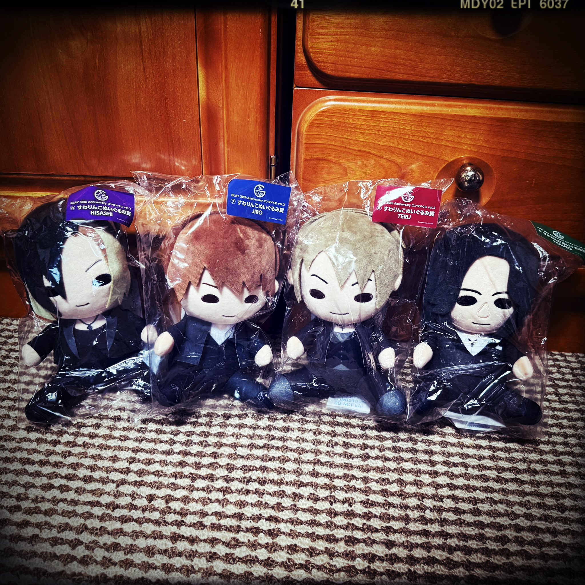 GLAY エンタメくじ vol.2 JIRO ぬいぐるみ おまけ付き