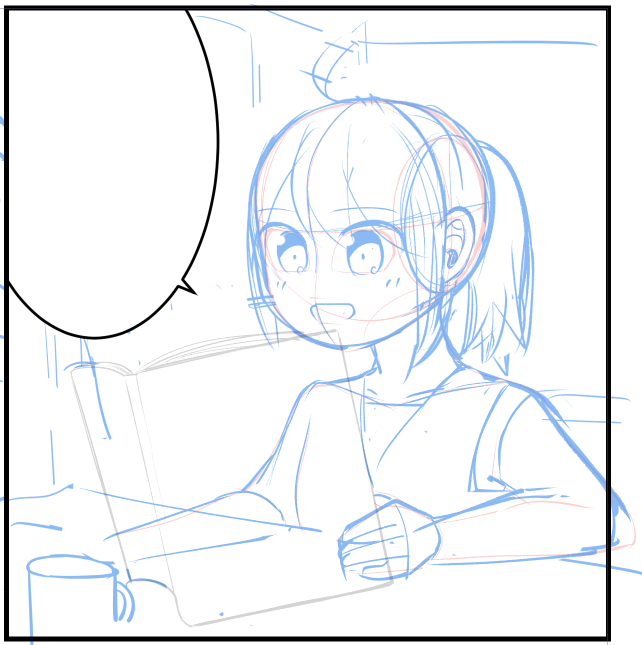 アタリに側頭骨描く方法
最近やってるんだけど描きやすい!

側頭骨を小さくするほど大人っぽく、大きくするほど子どもっぽくなる気がする 