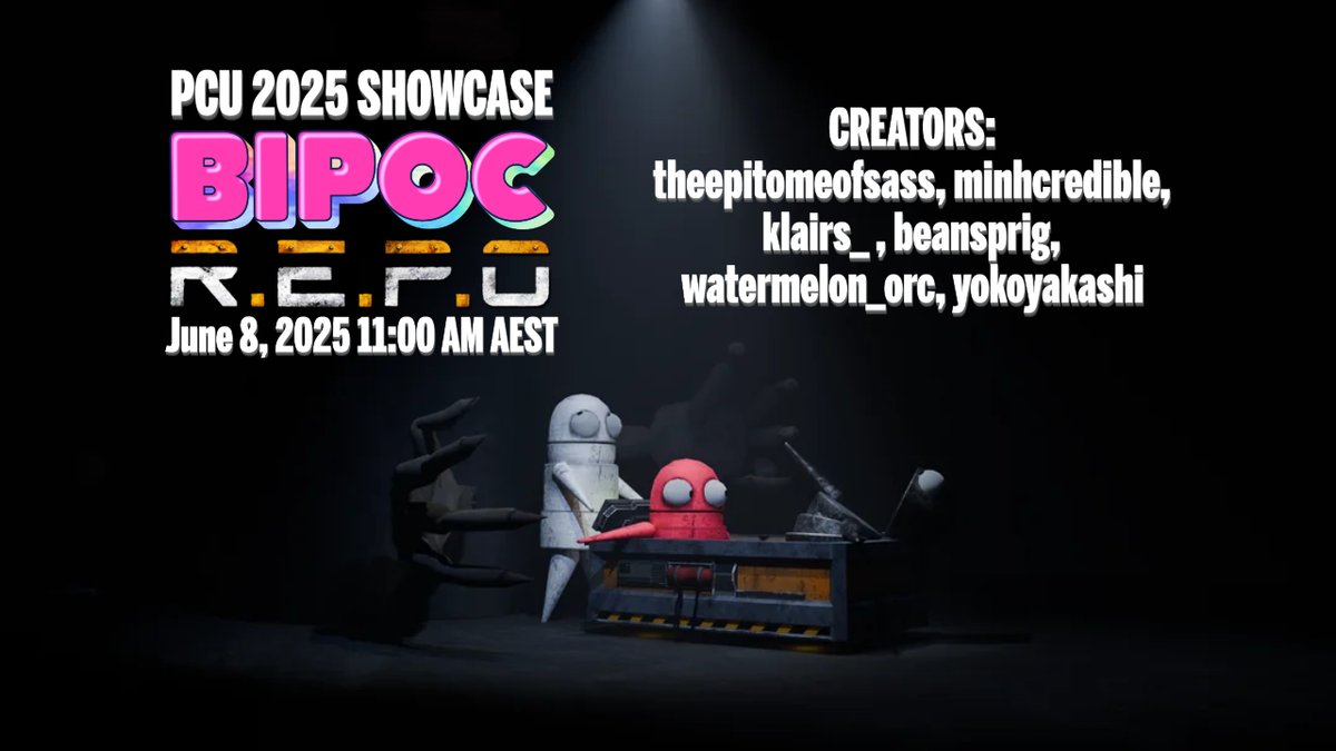 YOKO🍙Indie Gamer🍖Razer Creator🍥Ubisoft Partner (@yakashiyoko) on Twitter photo Pride Collaborations Universe Showcase
BIPoC Showcase - Sunday 11:00AM AEST
<a href="/pcu_gg/">Pride Collaborations Universe 🏳️🌈</a> #pcu25
This showcase will feature creators of Black, Indigenous and People of Color
Your Creators!
theepitomeofsass, minhcredible, klairs_, beansprig, watermelon_orc, yokoyakashi Pride Collaborations Universe Showcase
BIPoC Showcase - Sunday 11:00AM AEST
<a href="/pcu_gg/">Pride Collaborations Universe 🏳️🌈</a> #pcu25
This showcase will feature creators of Black, Indigenous and People of Color
Your Creators!
theepitomeofsass, minhcredible, klairs_, beansprig, watermelon_orc, yokoyakashi