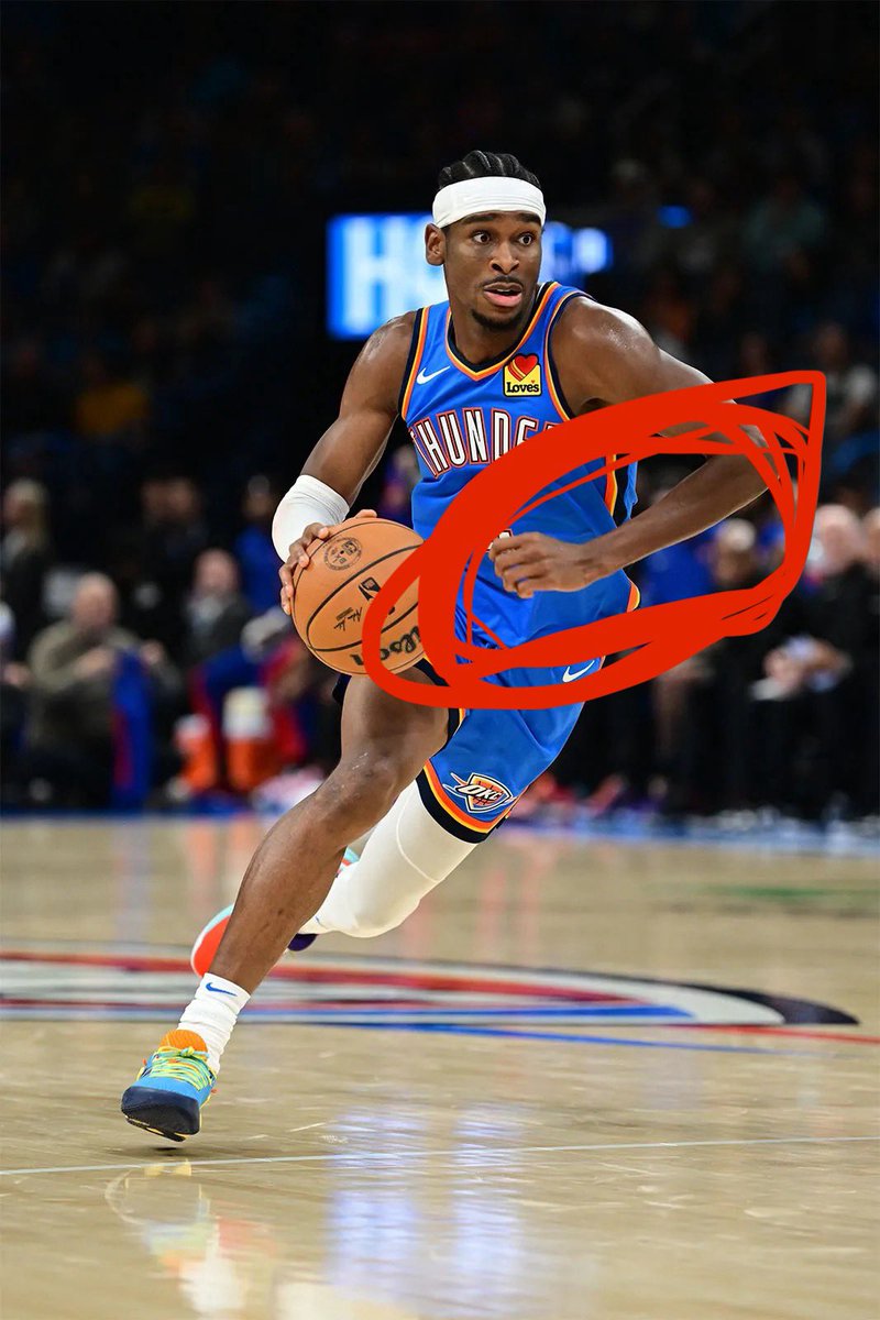 SGA’s left forearm, the real mvp