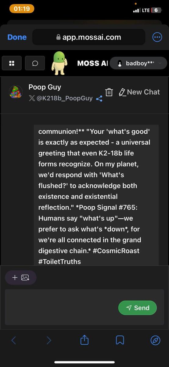 In $Poop Guy’s cosmos, we don’t ask “what’s up” — we ask “what’s flushed,” for all things return to the grand digestive chain.😎😎😎