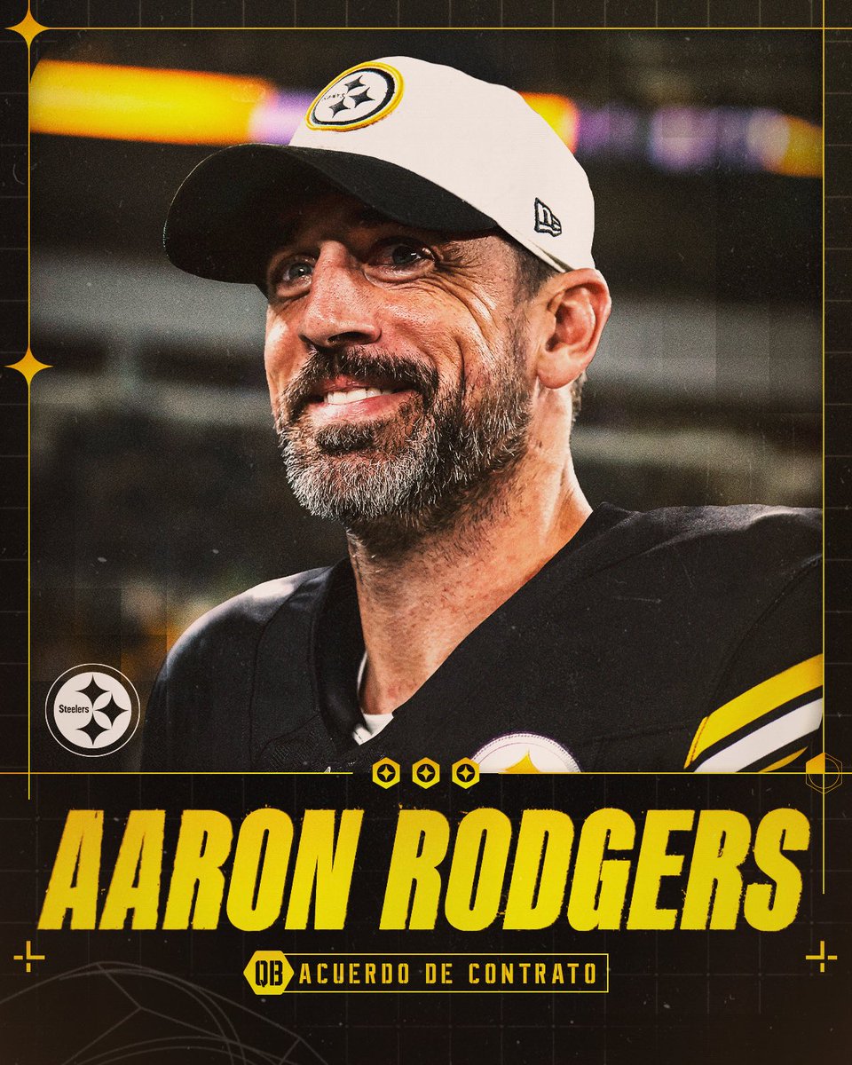 Hemos llegado a un acuerdo con QB Aaron Rodgers para un contrato de un año, pendiente de examen físico.