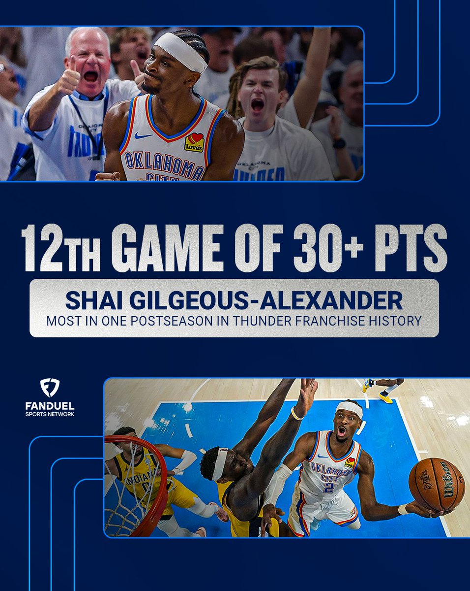 SGA ALL DAY! 🔥

#ThunderUp | #NBAFinals