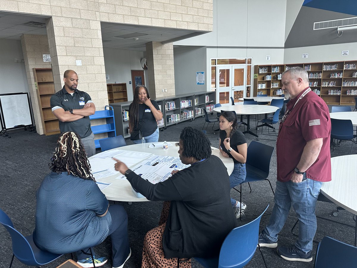 Great day planning for the 2025-2026 school year with some students, teachers, parents, and community members. We talked about “Your North Footprints”. Great  collaboration!