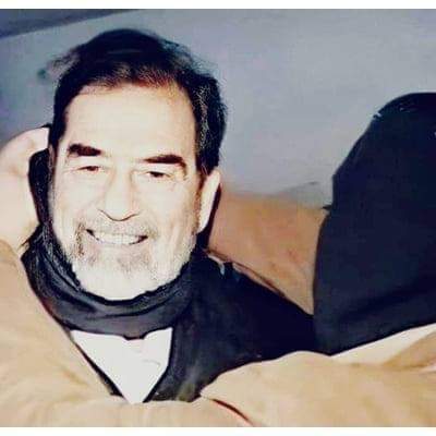 مبتسمآ بكل شجاعة وصمود لم يهاب المووت شامخآ لم ينحنى للعدو
30 / 12 / 2006  الذكرى الثامنه عشر لاعدام
المهيب . الركن . صدام حسين المجيد
رئيس جمهورية العراق
رحمة الله تغشاك