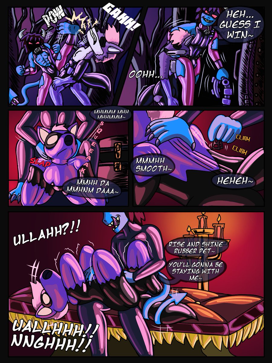 R-B: RuB-BoT (@rub_jojo) on Twitter photo Free pet for the taking COM
A fight comes to an end as the demon conquers the hero. As a prize, the demon drags the unconscious hero into his lair, preparing him as a trophy pet.
Commission and writing by <a href="/Ner0AD/">Shiny Nero</a> Free pet for the taking COM
A fight comes to an end as the demon conquers the hero. As a prize, the demon drags the unconscious hero into his lair, preparing him as a trophy pet.
Commission and writing by <a href="/Ner0AD/">Shiny Nero</a>