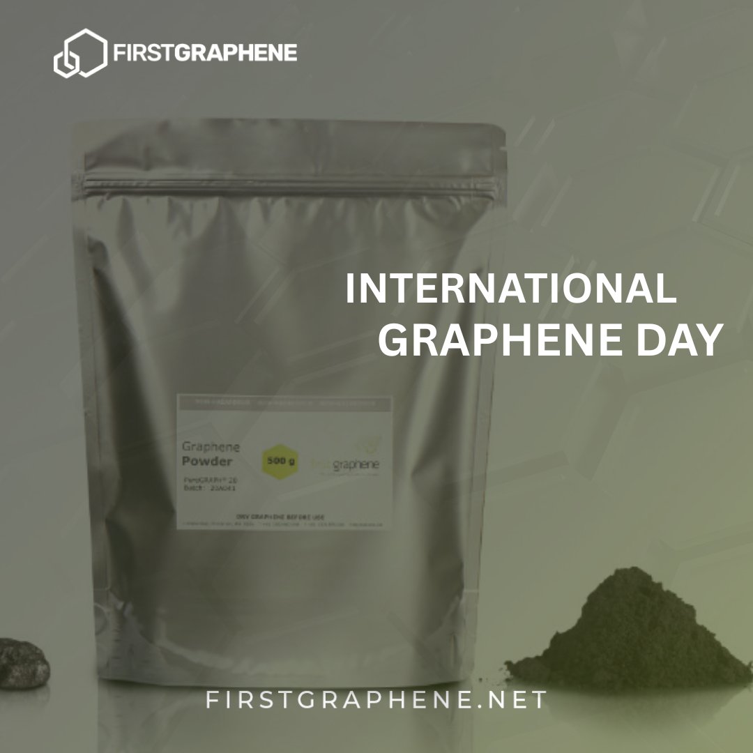 Today marks International Graphene Day! 🧪

Graphene is 200 times stronger than steel, one million times more conductive than copper, and has the potential to reduce carbon emissions by up to 15% - unlocking new possibilities across industries.