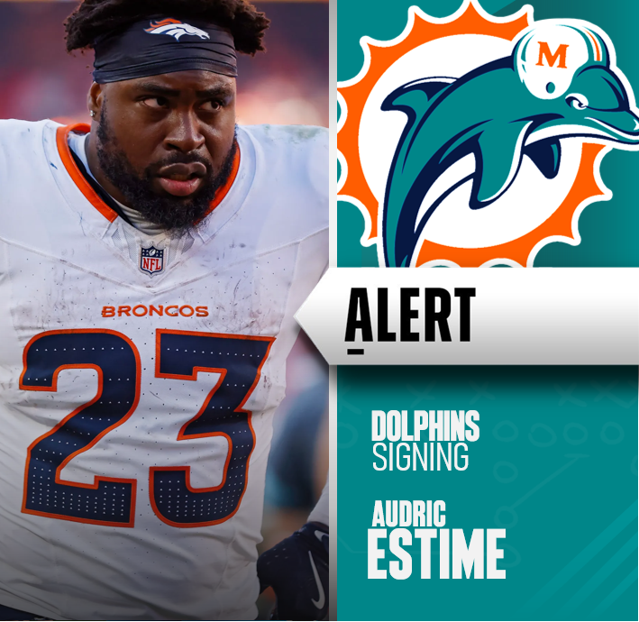 TheIFLeague's tweet photo. RB Audric Estime and the Miami Dolphins have agreed to a 1 year/$3M deal https://t.co/REmbQnivoH