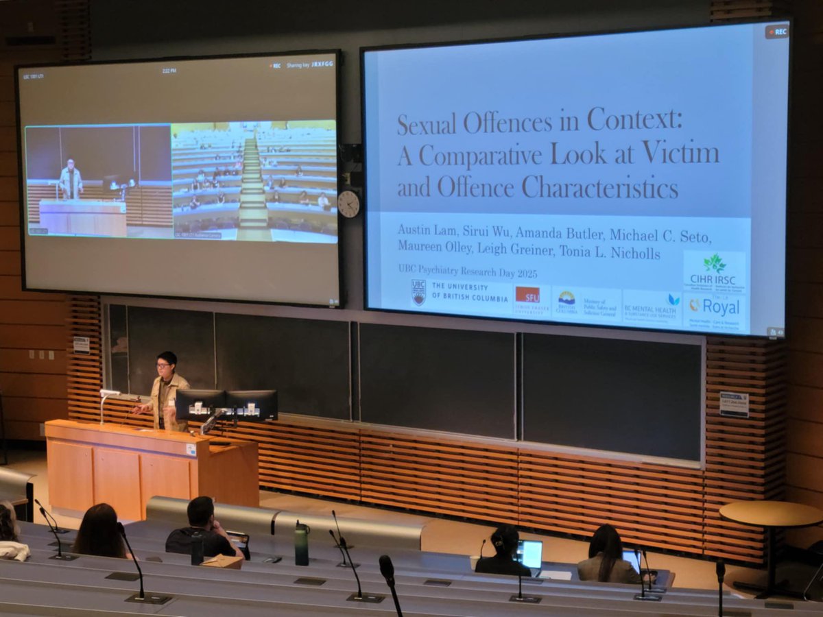 Austin Lam (@austinaldenlam) on Twitter photo Grateful for the opportunity to share our findings on men who have sexually offended by victim and offence characteristics in talk and poster, and poster on women vs men w/ sex offences <a href="/ToniaLNicholls/">Tonia L. Nicholls</a> Grateful for the opportunity to share our findings on men who have sexually offended by victim and offence characteristics in talk and poster, and poster on women vs men w/ sex offences <a href="/ToniaLNicholls/">Tonia L. Nicholls</a>