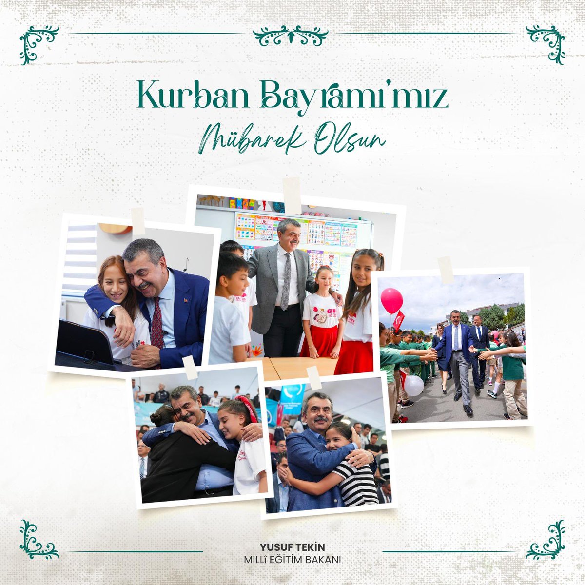 Bayramlar, zamanın gündelik akışında bizi durup düşünmeye, birbirimize daha yakından bakmaya ve insana dair olanı yeniden hatırlamaya çağırır. 

Kurban Bayramı da yüreklerimizi saf niyetlerle tazelediğimiz manevi duraklardan biridir. Öğretmenlerimizin ve ailelerimizin, bu anlam